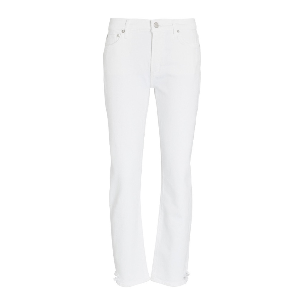 AGOLDE Toni Chewed Hem Straight Leg Jeans - Picture 2 of 9